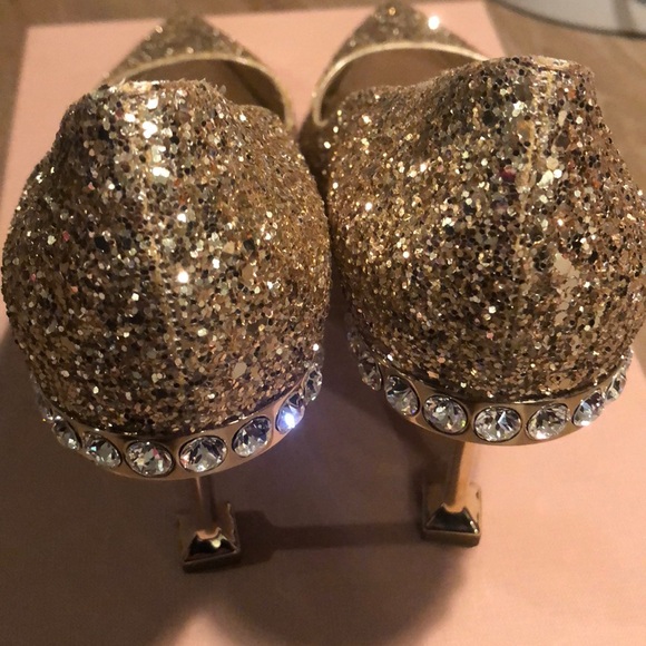❌SOLD❌MIU MIU Glitter Pump - Picture 4 of 8